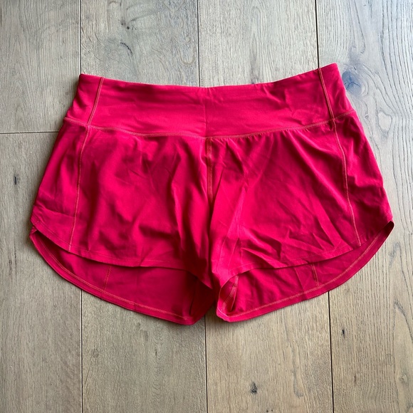 lululemon athletica Pants - Lululemon Women’s Speed Up Red Shorts